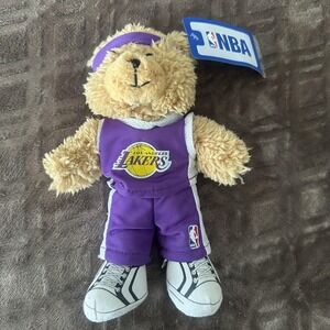 2010 Los Angeles Lakers Plush Bear Purple NBA Basketball Good Stuff Figure